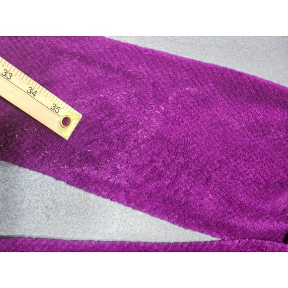 Patagonia Sweater Womens Medium Purple Soft Fleece Snap T Pocket Logo - Picture 4 of 15